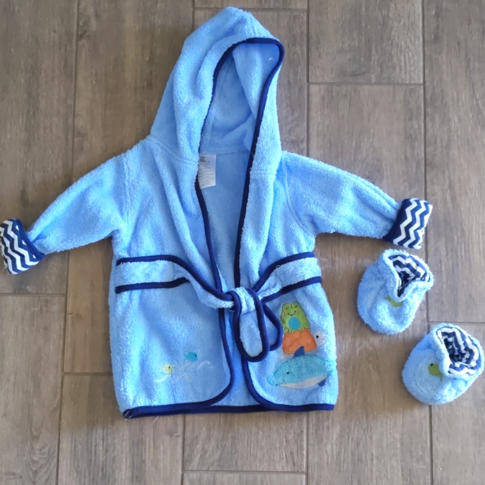 Baby Robe with slippers